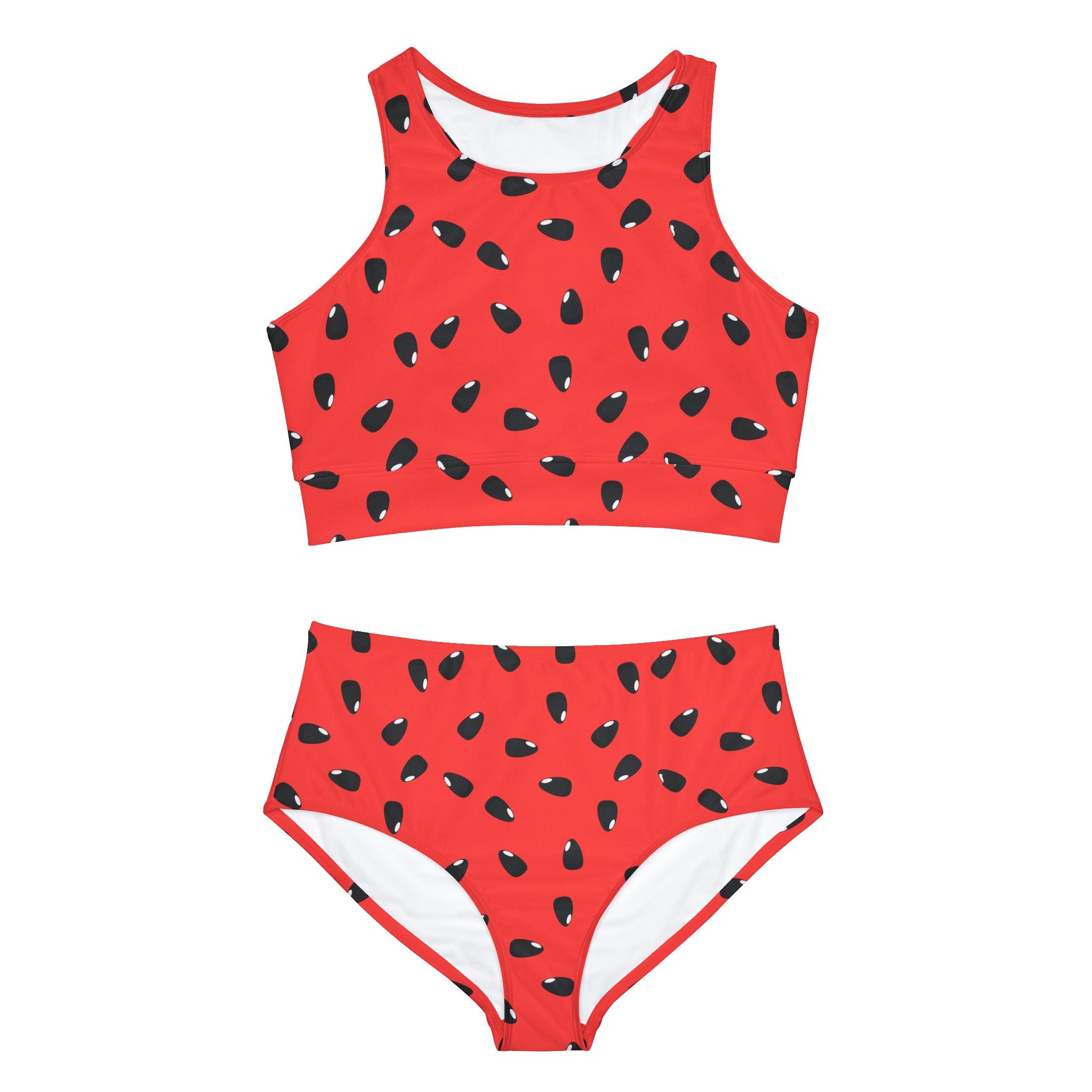 I Love Melon Sporty Bikini Set (AOP)