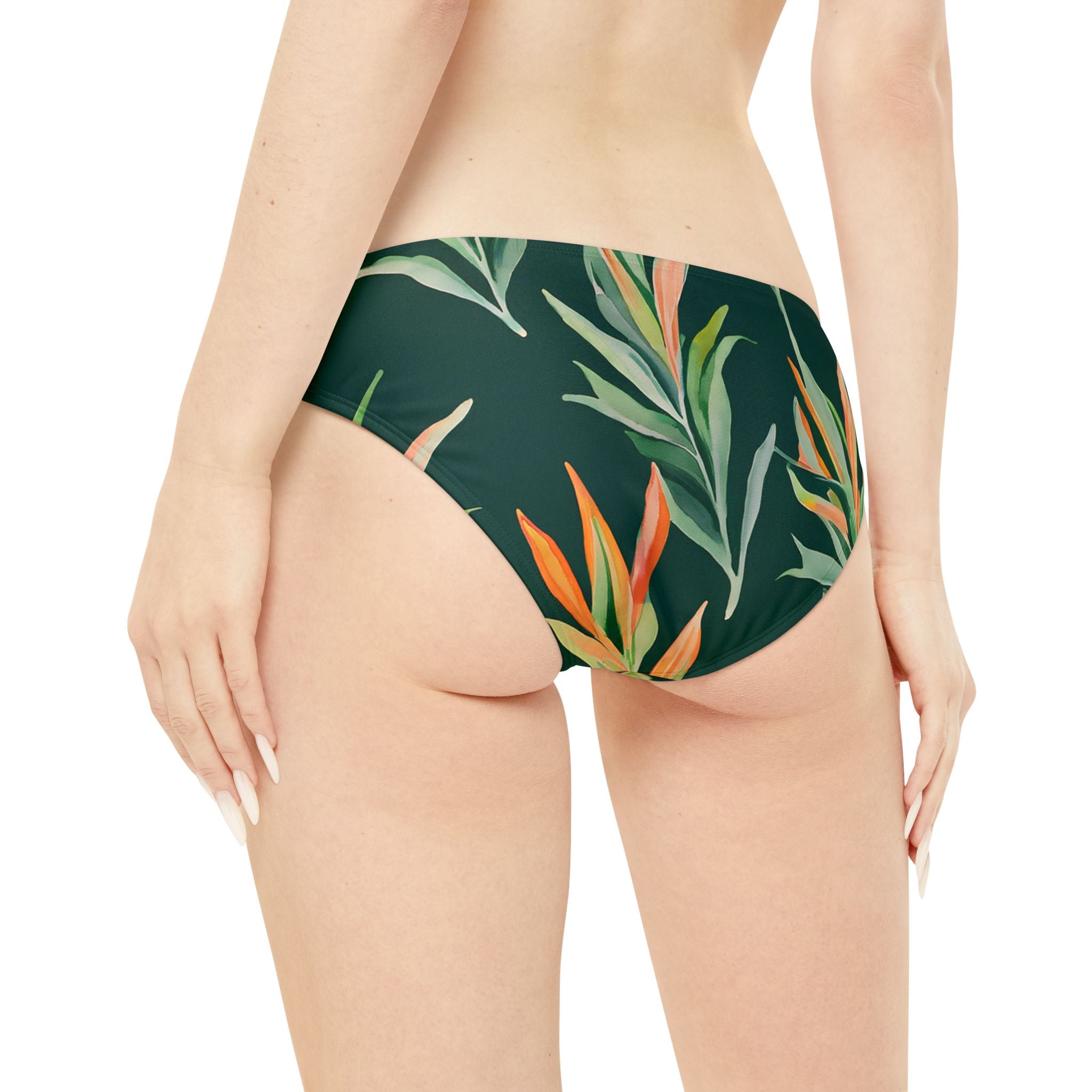 Green Nature - Strappy Bikini Set (AOP)