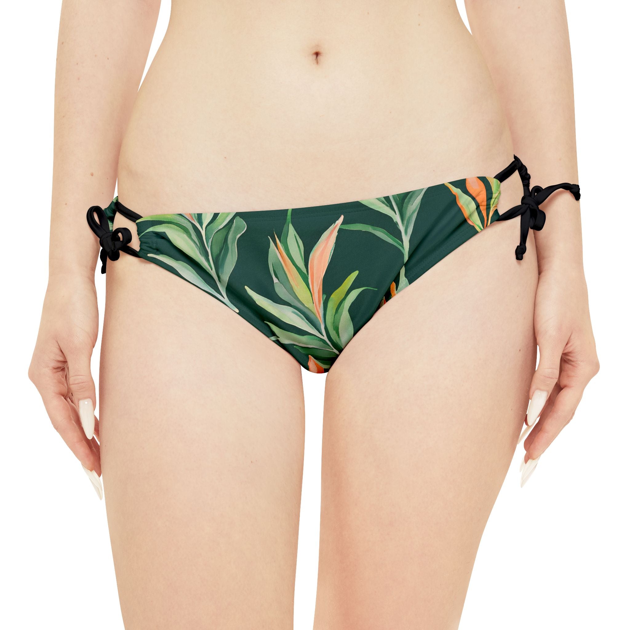 Green Nature - Strappy Bikini Set (AOP)