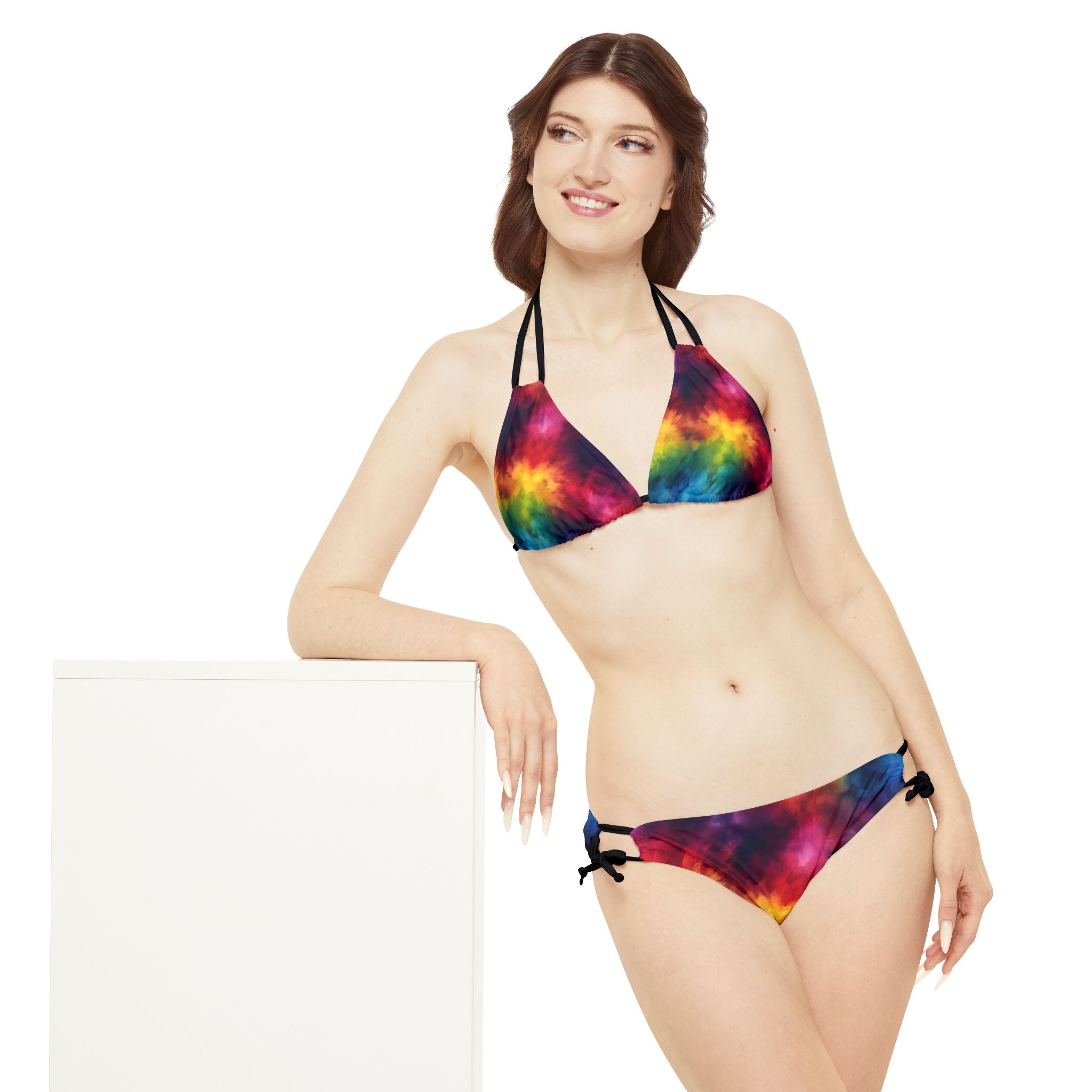 Nebula - Strappy Bikini Set (AOP)