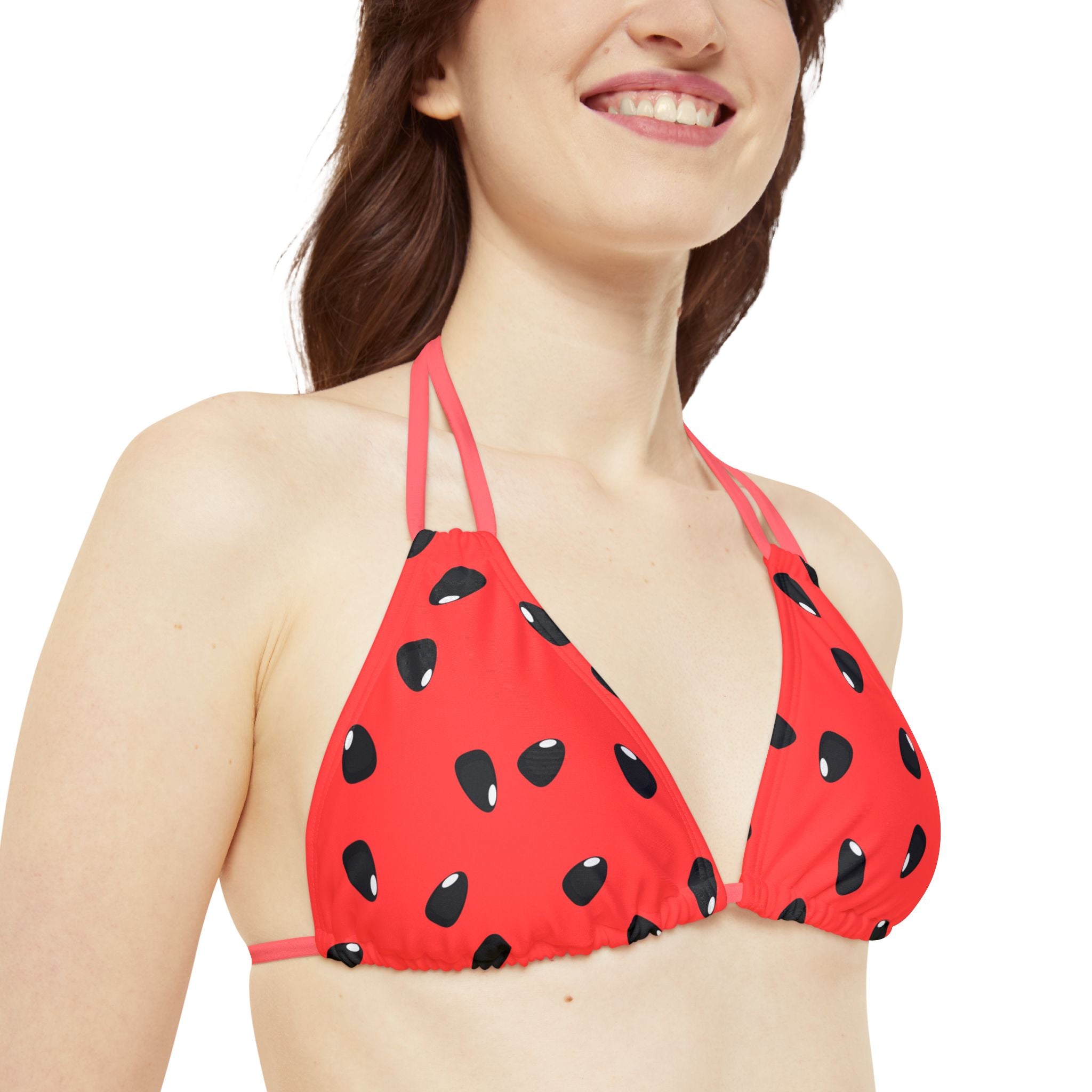 I love Melon - Strappy Bikini Set (AOP)