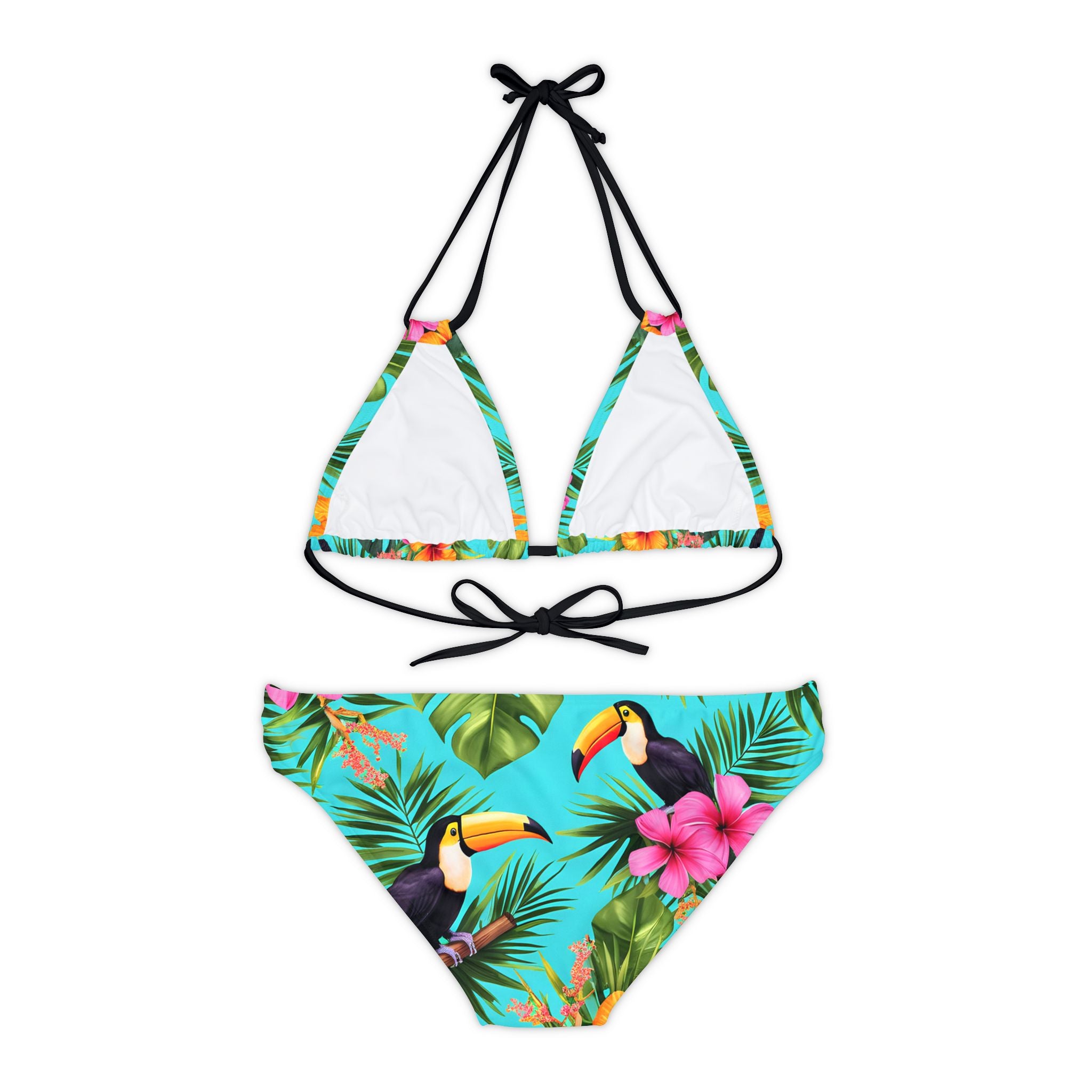 Tropical Island - Strappy Bikini Set (AOP)