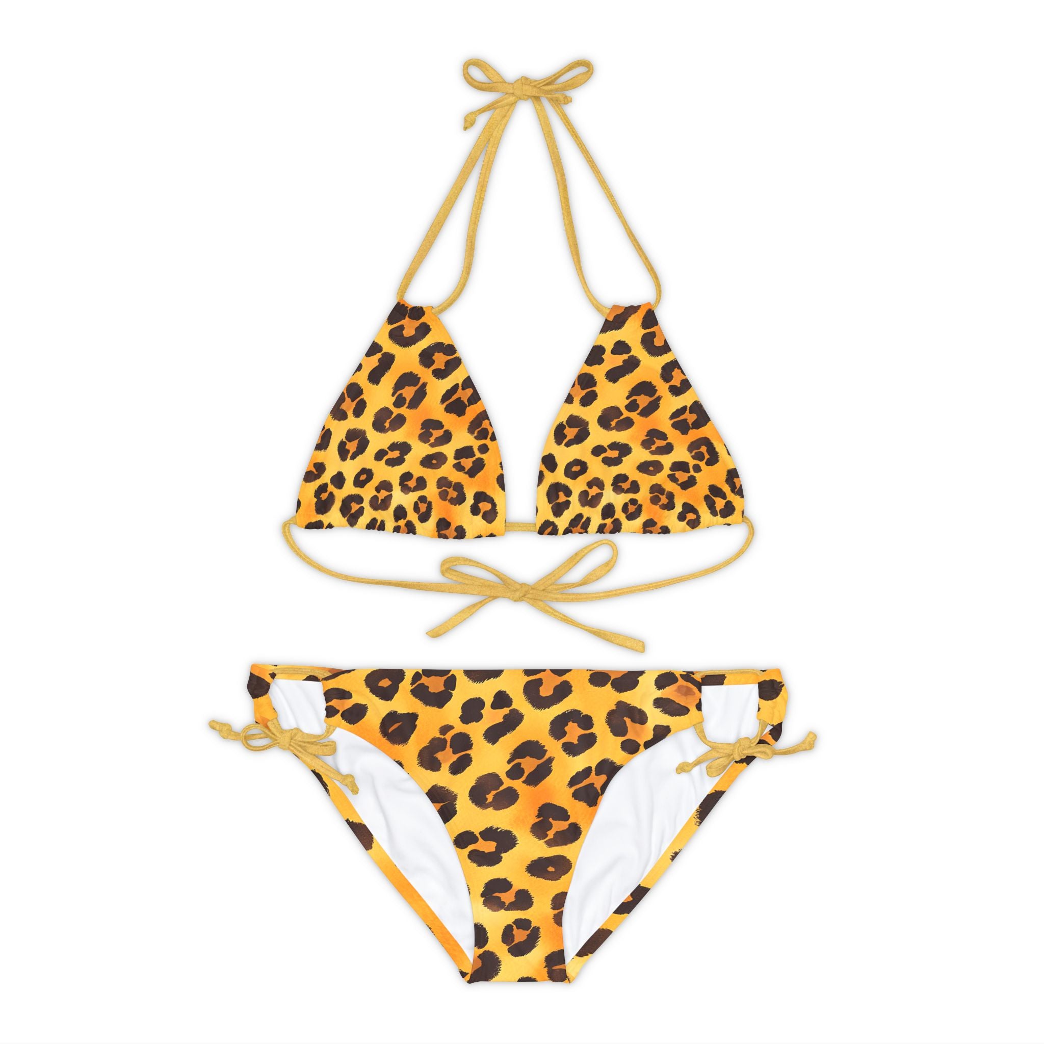 Leopard - Strappy Bikini Set (AOP)