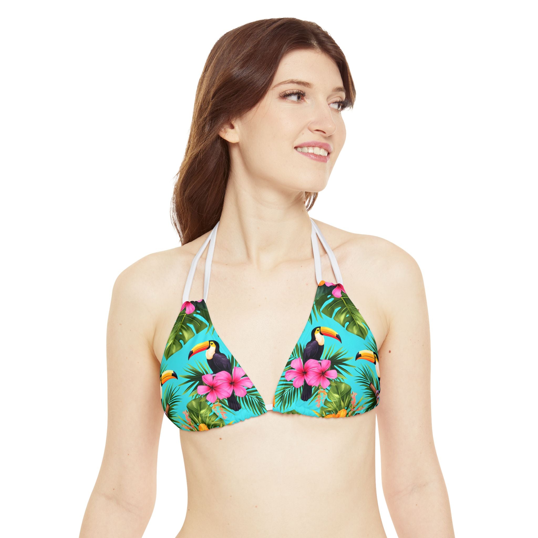 Tropical Island - Strappy Bikini Set (AOP)