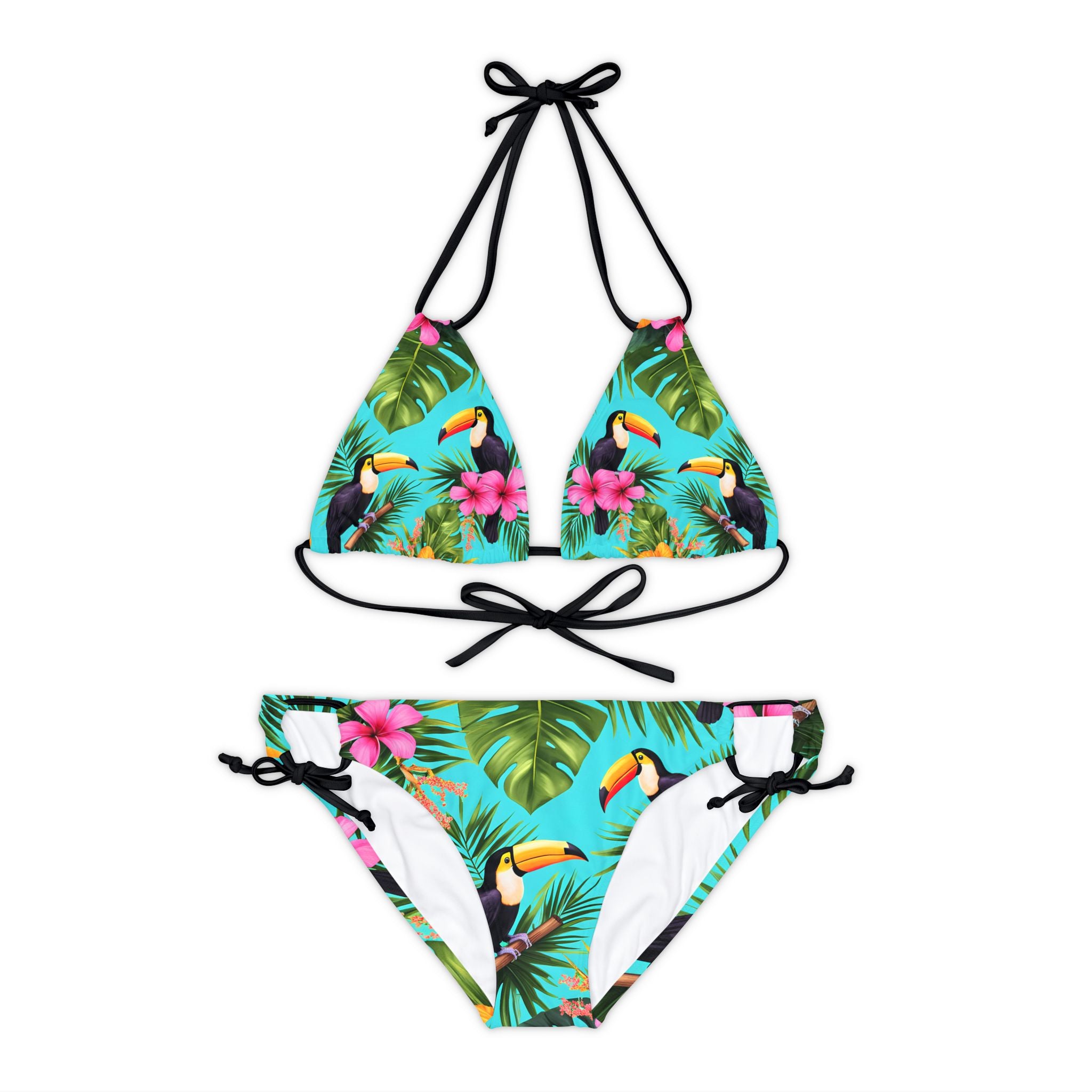 Tropical Island - Strappy Bikini Set (AOP)