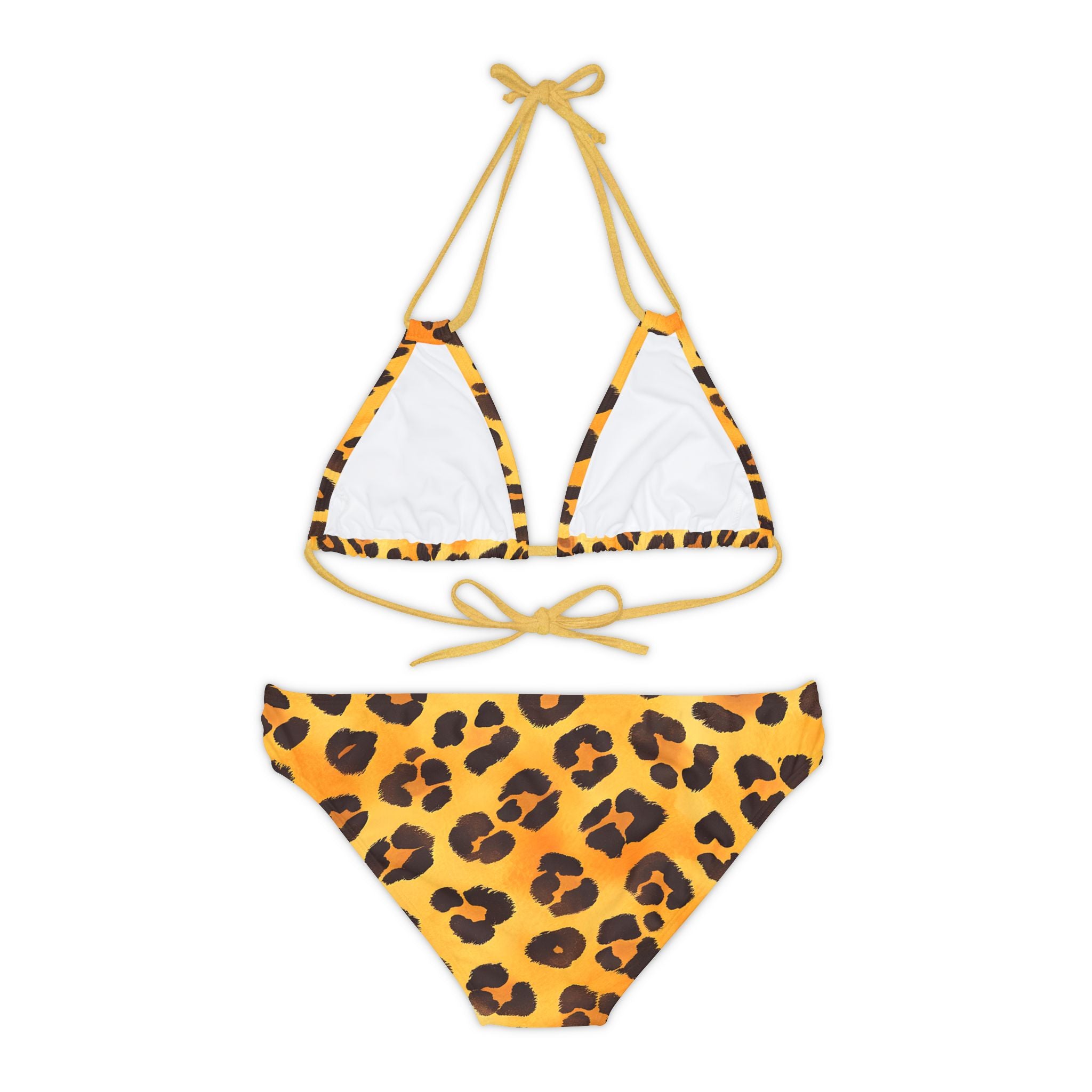 Leopard - Strappy Bikini Set (AOP)