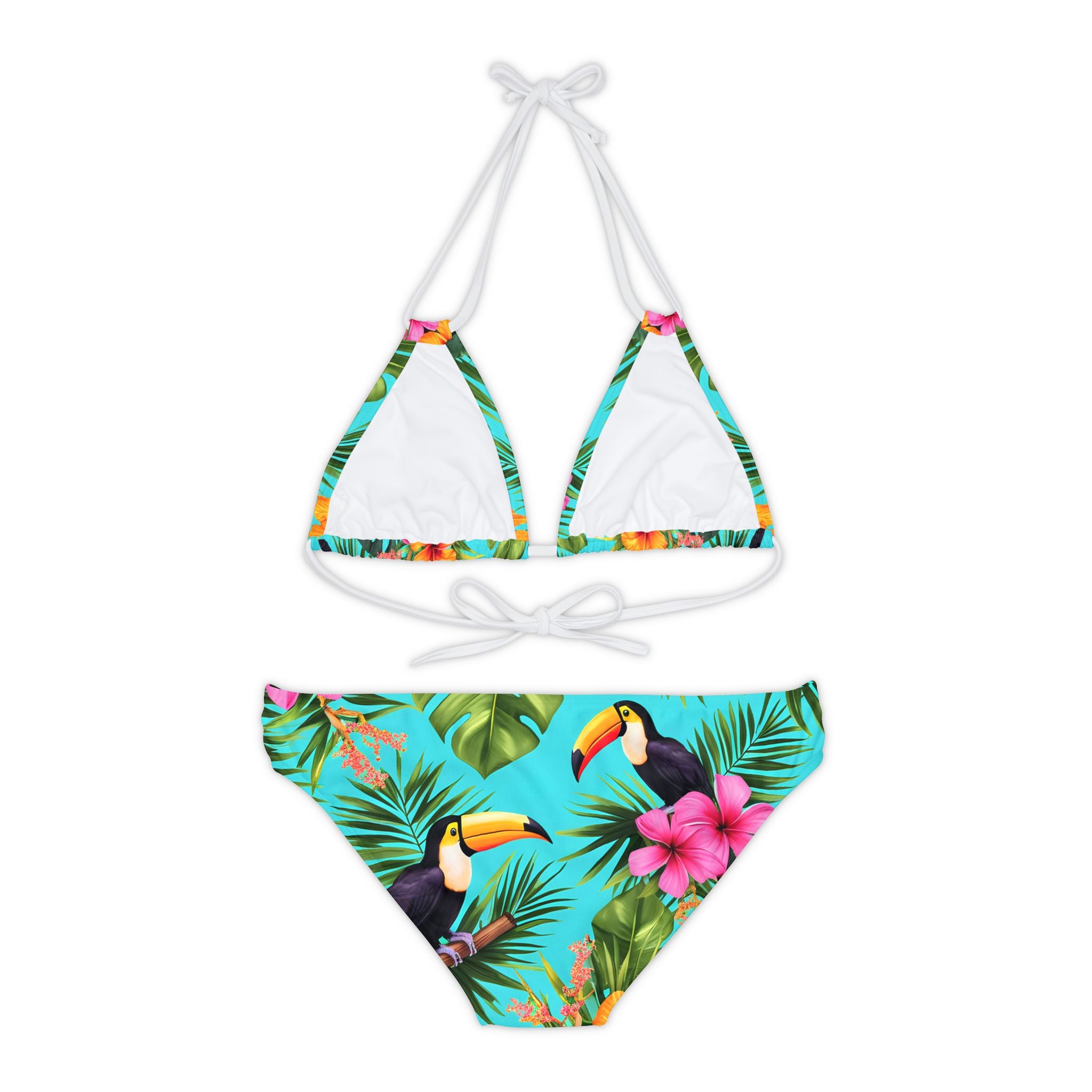 Tropical Island - Strappy Bikini Set (AOP)